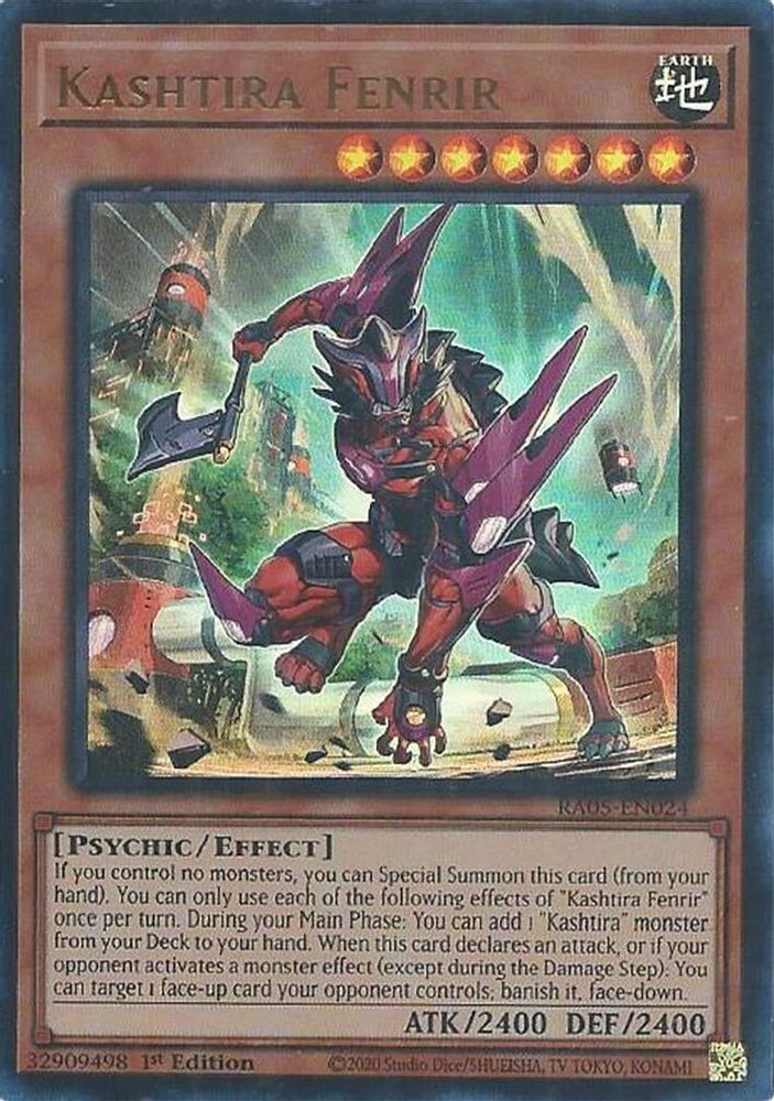 Kashtira Fenrir (Ultra Rare) (RA05-EN024) - Ultra Rare