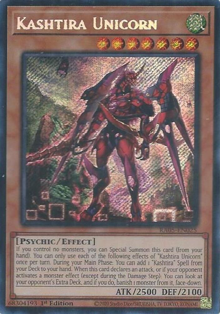 Kashtira Unicorn (Secret Rare) (RA05-EN025) - Secret Rare