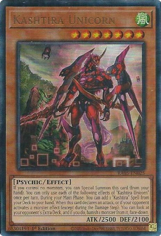 Kashtira Unicorn (Ultimate Rare) (RA05-EN025) - Ultimate Rare