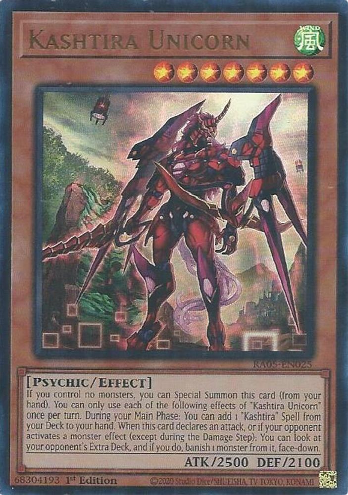 Kashtira Unicorn (Ultra Rare) (RA05-EN025) - Ultra Rare
