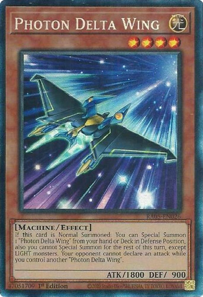 Photon Delta Wing (Collector's Rare) (RA05-EN026) - Collector's Rare