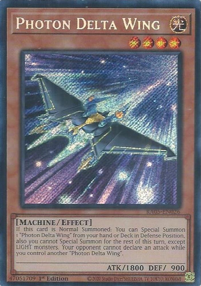 Photon Delta Wing (Secret Rare) (RA05-EN026) - Secret Rare