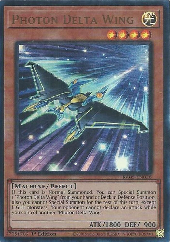 Photon Delta Wing (Ultra Rare) (RA05-EN026) - Ultra Rare