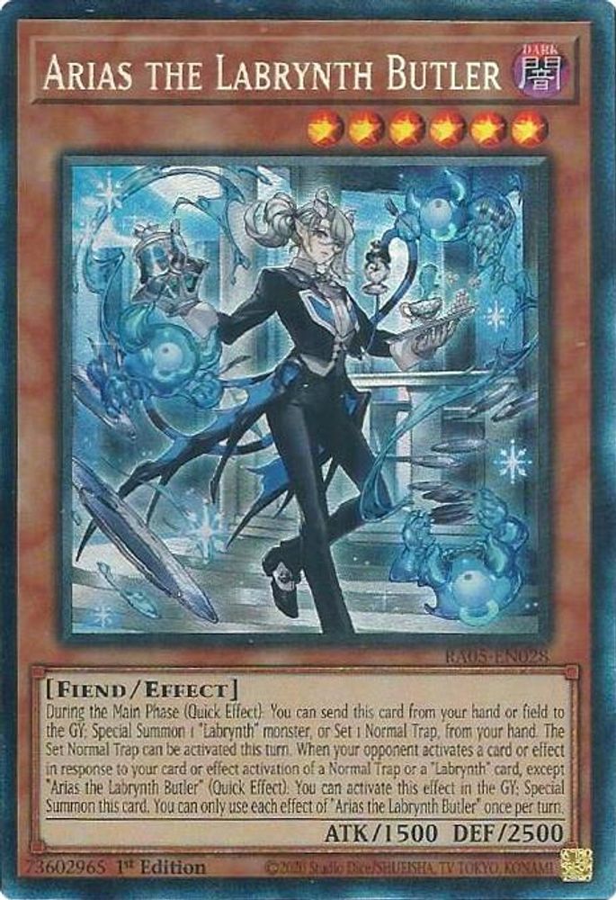 Arias the Labrynth Butler (Collector's Rare) (RA05-EN028) - Collector's Rare