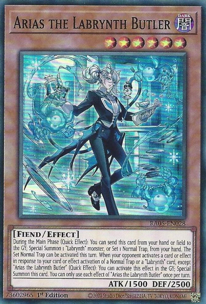 Arias the Labrynth Butler (RA05-EN028) - Super Rare