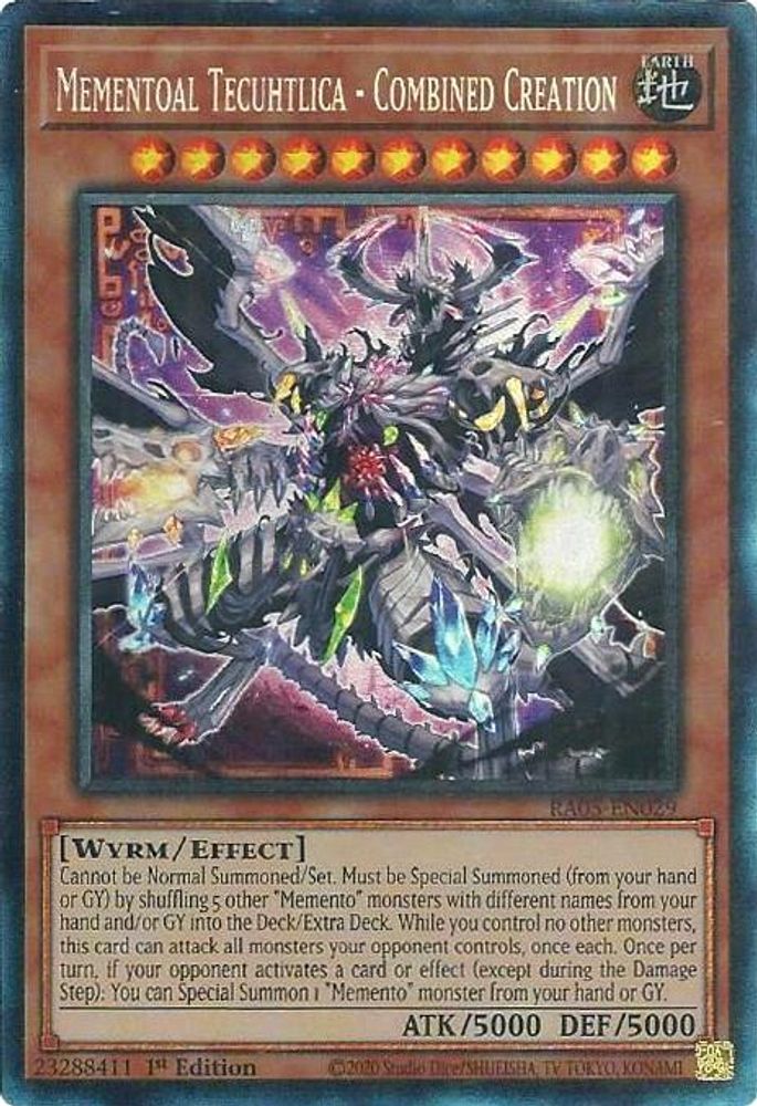 Mementoal Tecuhtlica - Combined Creation (Collector's Rare) (RA05-EN029) - Collector's Rare