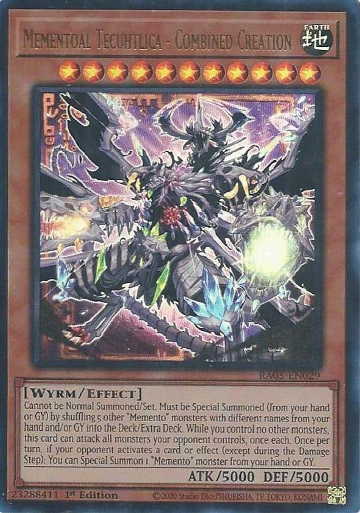 Mementoal Tecuhtlica - Combined Creation (Ultra Rare) (RA05-EN029) - Ultra Rare