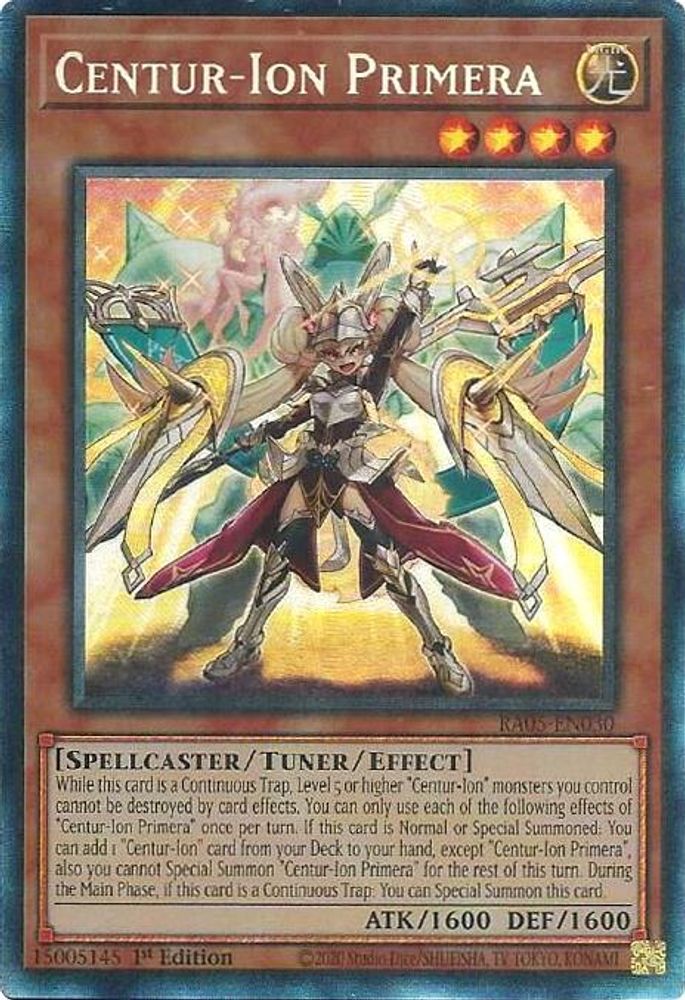 Centur-Ion Primera (Collector's Rare) (RA05-EN030) - Collector's Rare