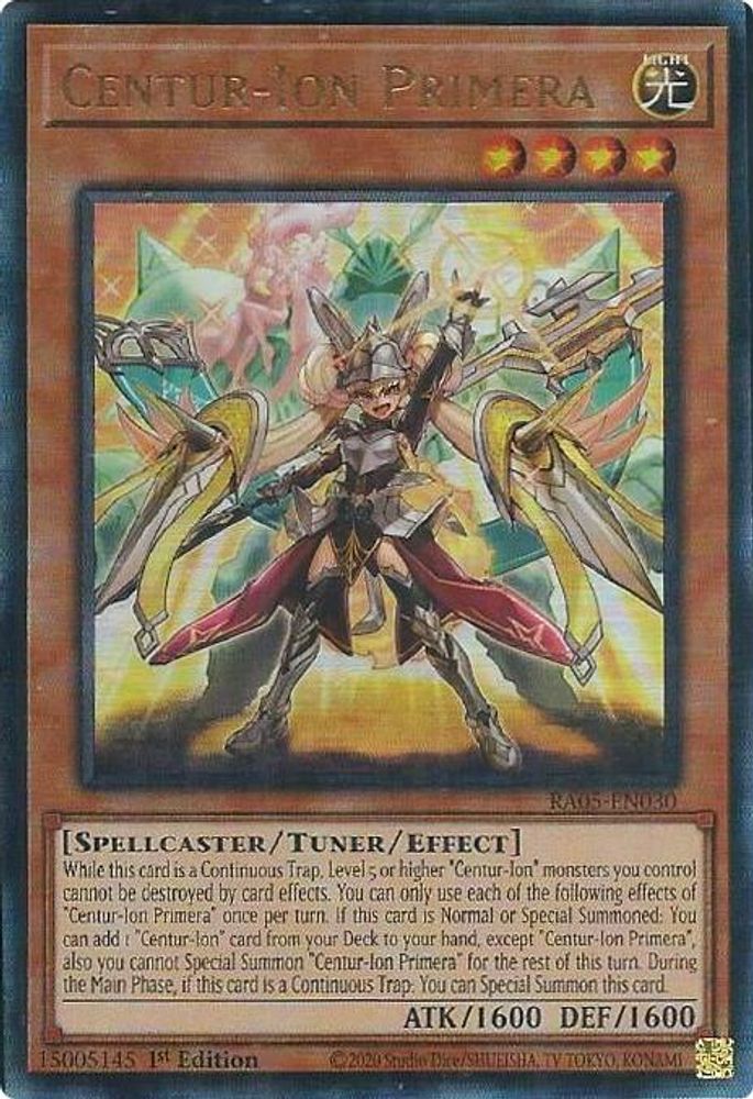 Centur-Ion Primera (Ultimate Rare) (RA05-EN030) - Ultimate Rare