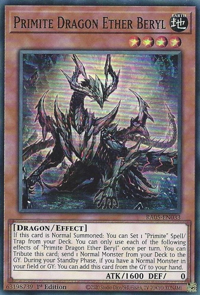 Primite Dragon Ether Beryl (RA05-EN033) - Super Rare