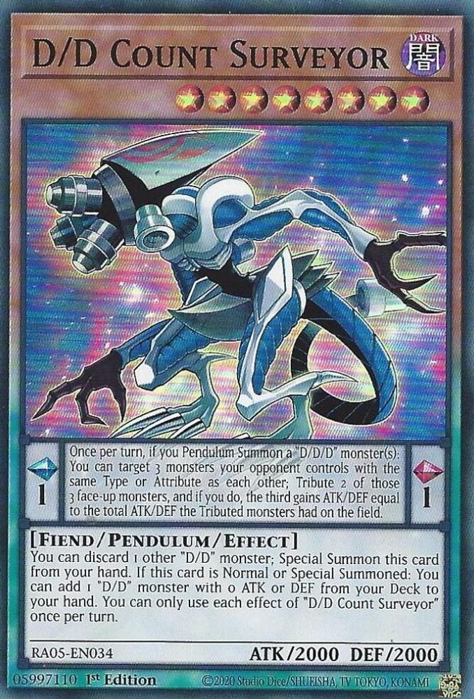 D/D Count Surveyor (RA05-EN034) - Super Rare
