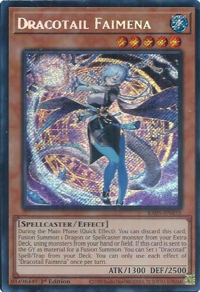 Dracotail Faimena (Secret Rare) (RA05-EN035) - Secret Rare