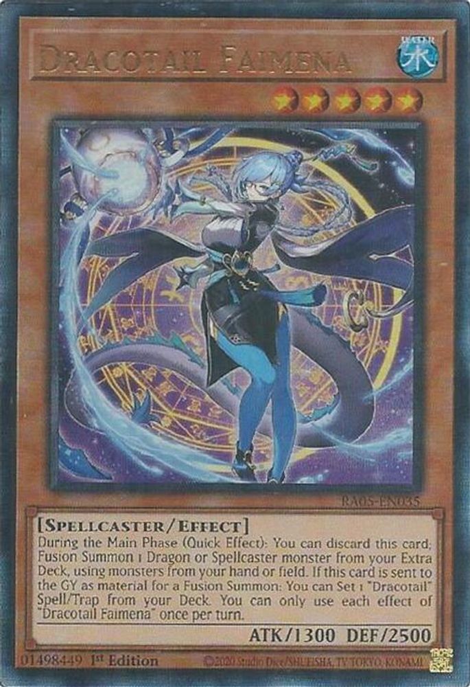 Dracotail Faimena (Ultimate Rare) (RA05-EN035) - Ultimate Rare