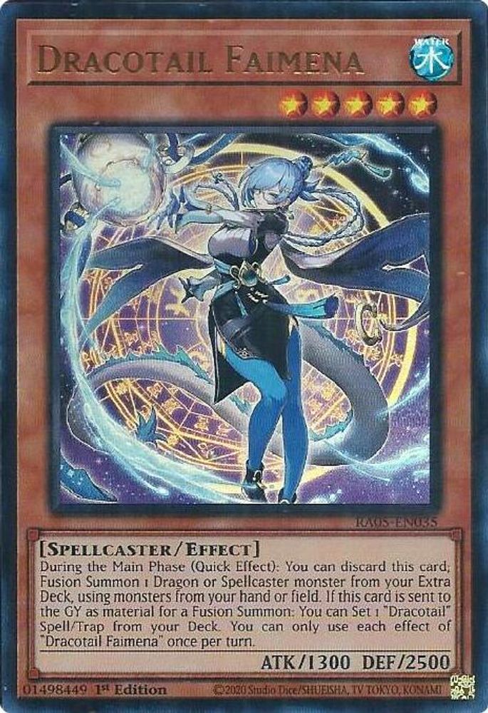 Dracotail Faimena (Ultra Rare) (RA05-EN035) - Ultra Rare