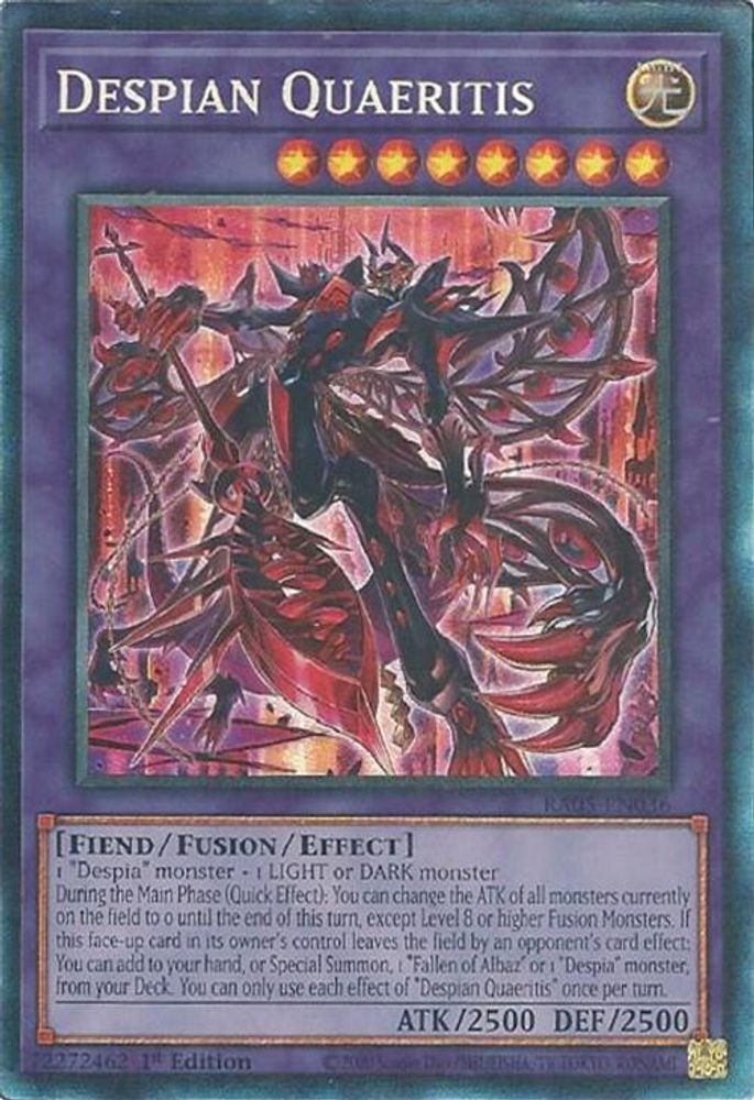 Despian Quaeritis (Collector's Rare) (RA05-EN036) - Collector's Rare