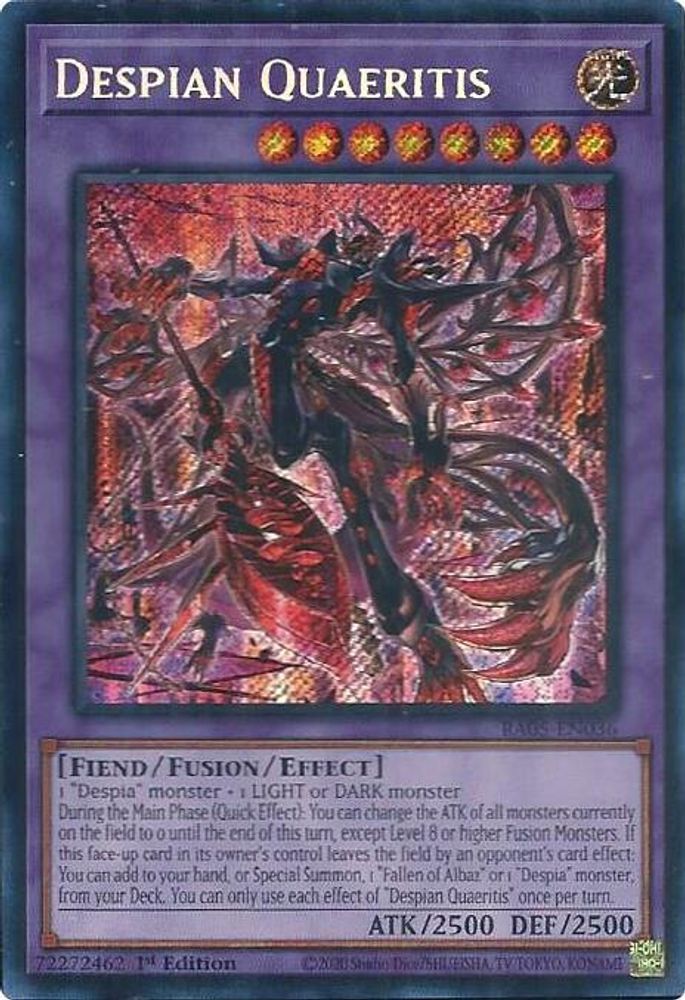 Despian Quaeritis (Secret Rare) (RA05-EN036) - Secret Rare