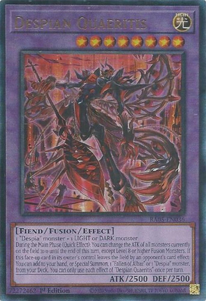 Despian Quaeritis (Ultimate Rare) (RA05-EN036) - Ultimate Rare