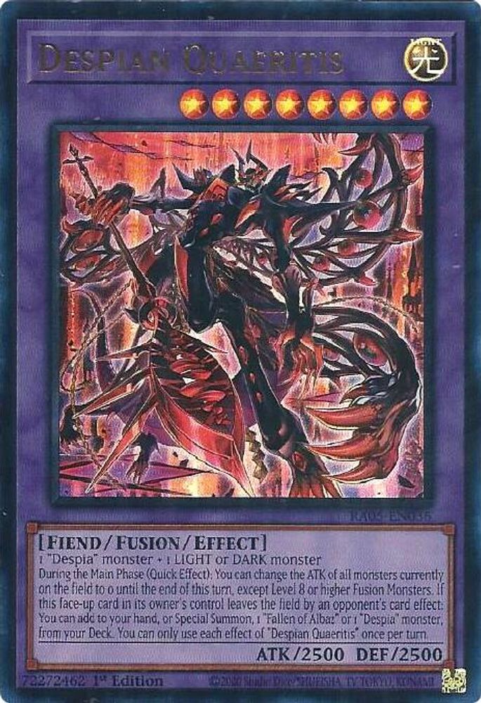 Despian Quaeritis (Ultra Rare) (RA05-EN036) - Ultra Rare