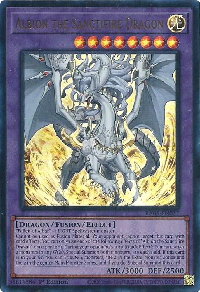 Albion the Sanctifire Dragon (Ultra Rare) (RA05-EN037) - Ultra Rare