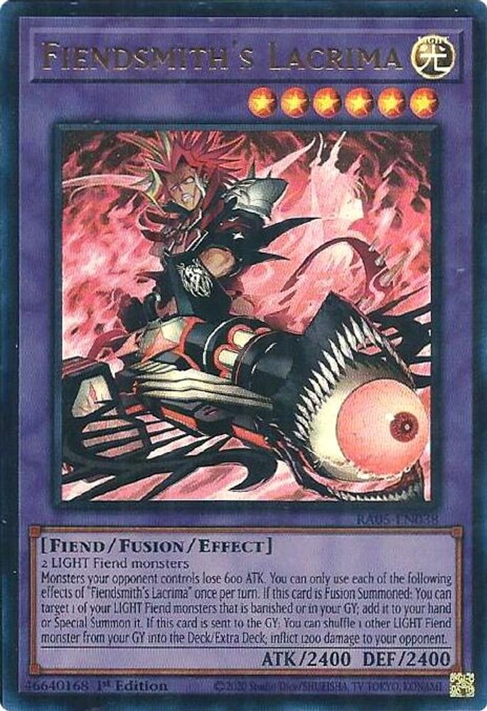 Fiendsmith's Lacrima (Ultra Rare) (RA05-EN038) - Ultra Rare