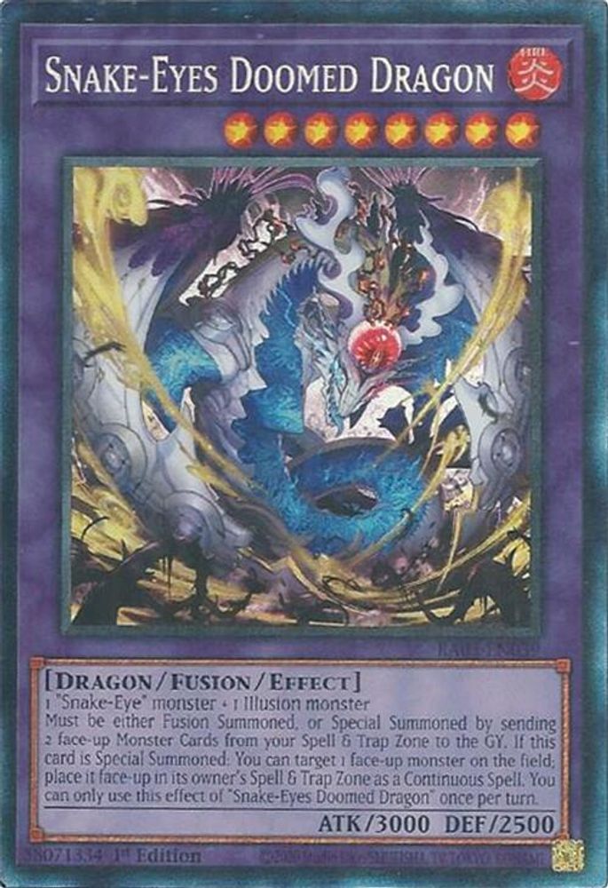 Snake-Eyes Doomed Dragon (Collector's Rare) (RA05-EN039) - Collector's Rare