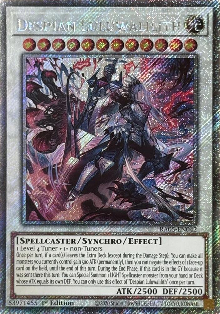 Despian Luluwalilith (Platinum Secret Rare) (RA05-EN042) - Platinum Secret Rare