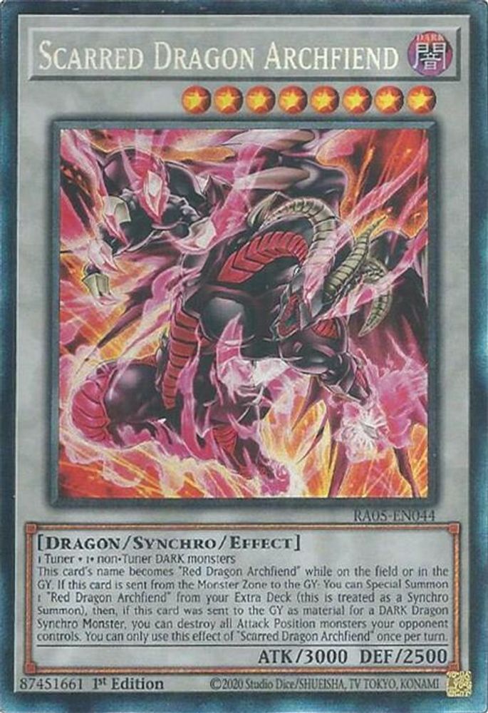 Scarred Dragon Archfiend (Collector's Rare) (RA05-EN044) - Collector's Rare