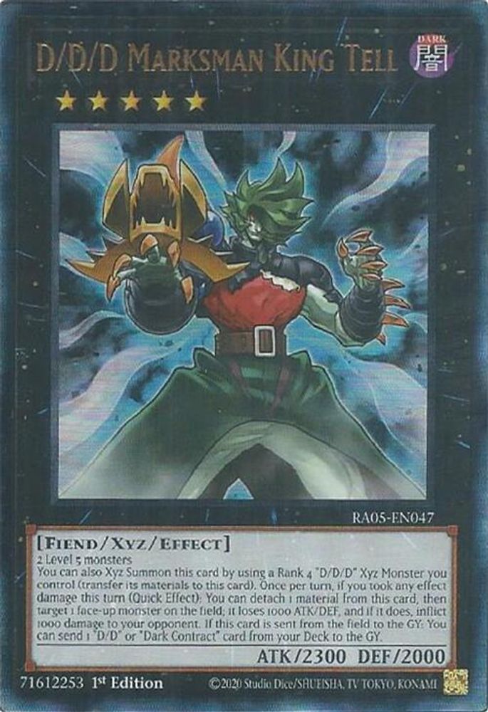D/D/D Marksman King Tell (Ultimate Rare) (RA05-EN047) - Ultimate Rare