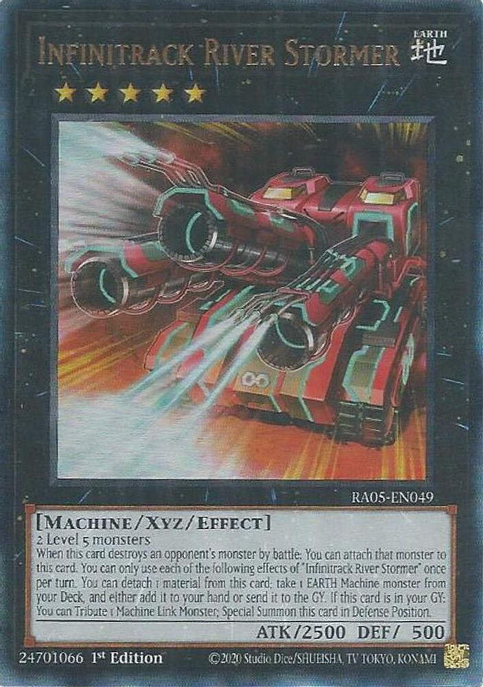 Infinitrack River Stormer (Ultimate Rare) (RA05-EN049) - Ultimate Rare