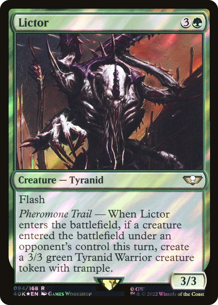 Lictor (feuille de surtension) [Warhammer 40,000] 