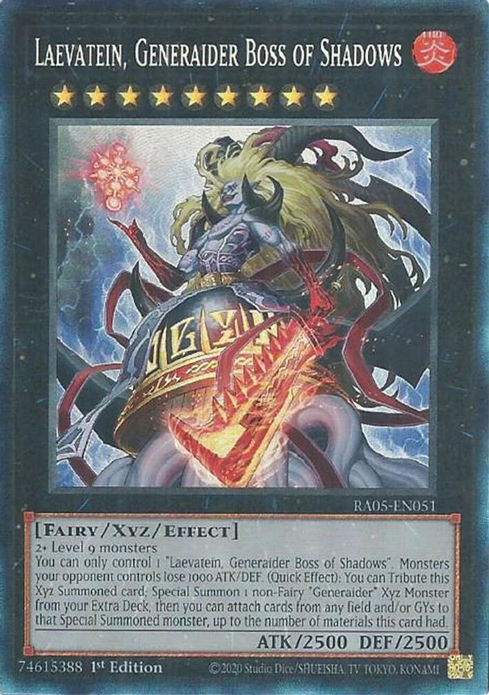 Laevatein, Generaider Boss of Shadows (Collector's Rare) (RA05-EN051) - Collector's Rare