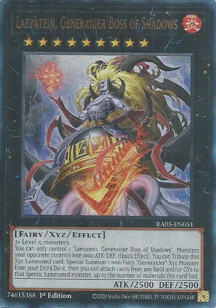 Laevatein, Generaider Boss of Shadows (Ultimate Rare) (RA05-EN051) - Ultimate Rare