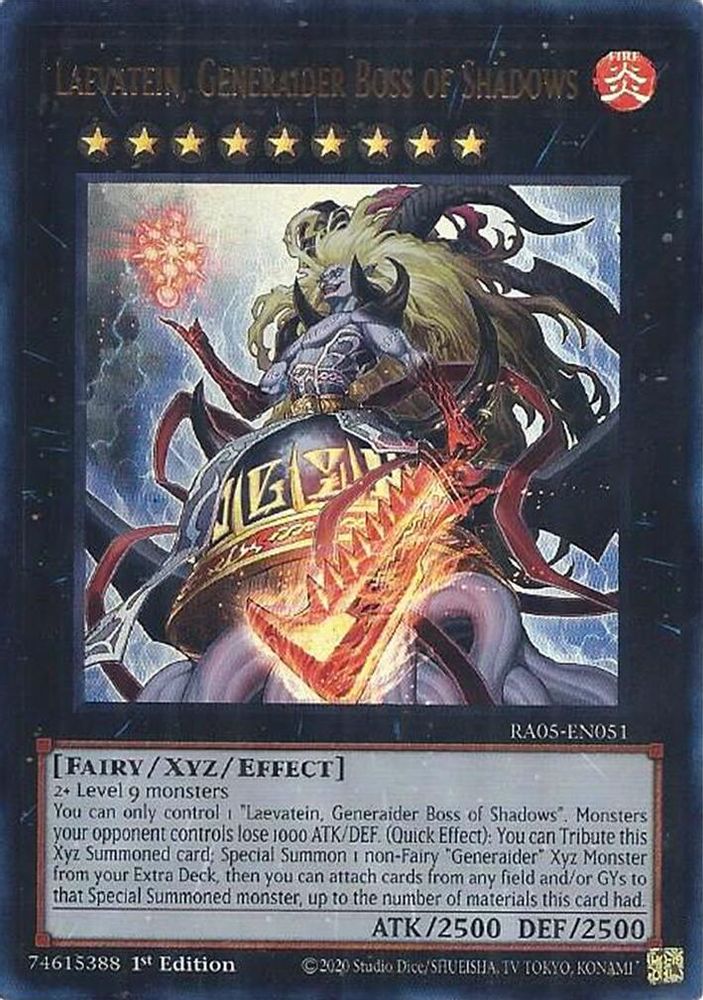 Laevatein, Generaider Boss of Shadows (Ultra Rare) (RA05-EN051) - Ultra Rare