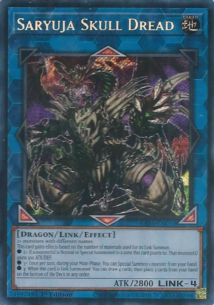 Saryuja Skull Dread (Secret Rare) (RA05-EN053) - Secret Rare
