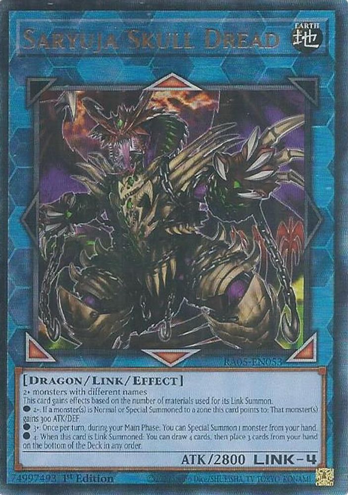 Saryuja Skull Dread (Ultimate Rare) (RA05-EN053) - Ultimate Rare