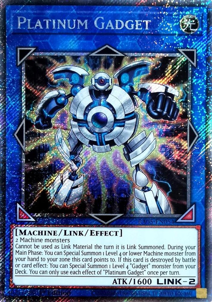 Platinum Gadget (Platinum Secret Rare) (RA05-EN054) - Platinum Secret Rare