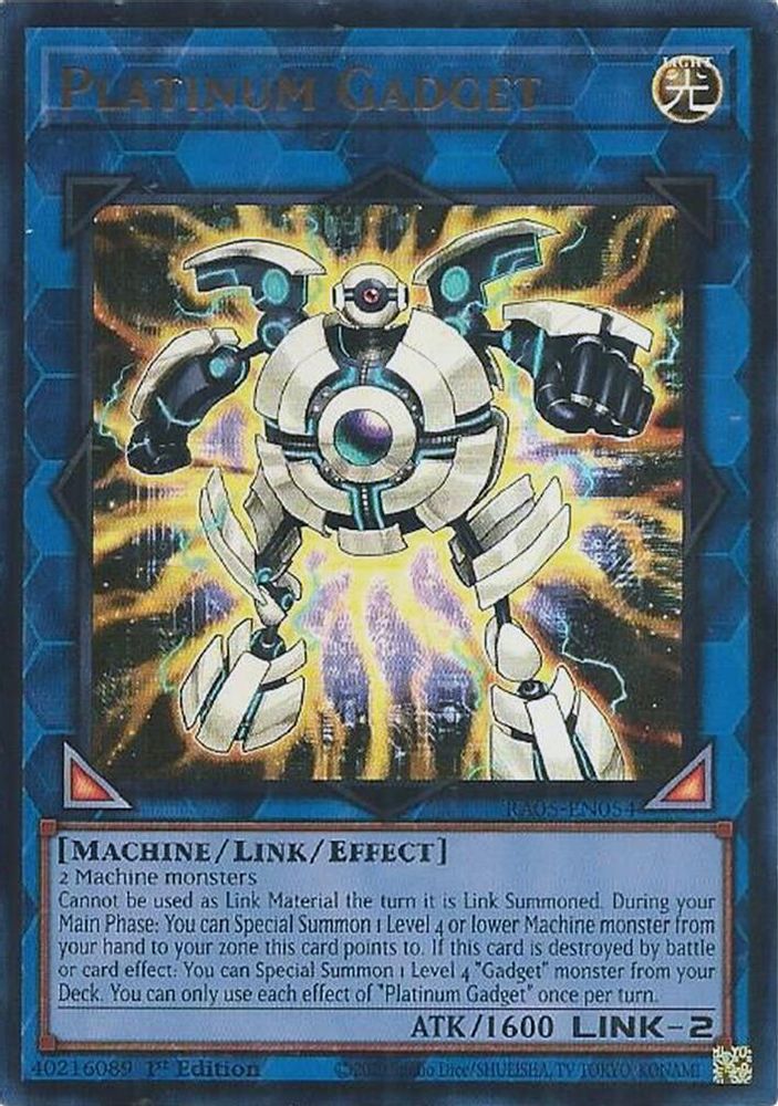 Platinum Gadget (Ultra Rare) (RA05-EN054) - Ultra Rare