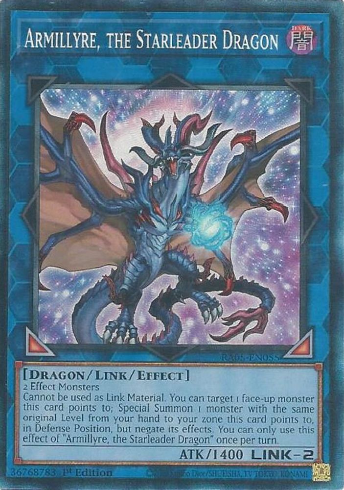 Armillyre, the Starleader Dragon (Collector's Rare) (RA05-EN055) - Collector's Rare