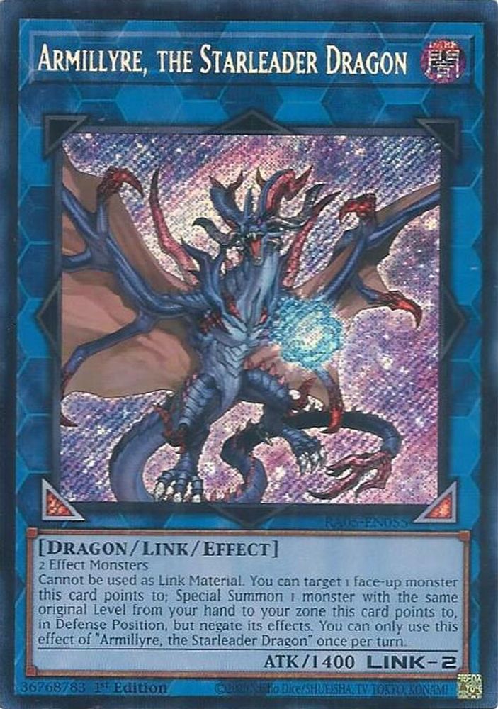 Armillyre, the Starleader Dragon (Secret Rare) (RA05-EN055) - Secret Rare