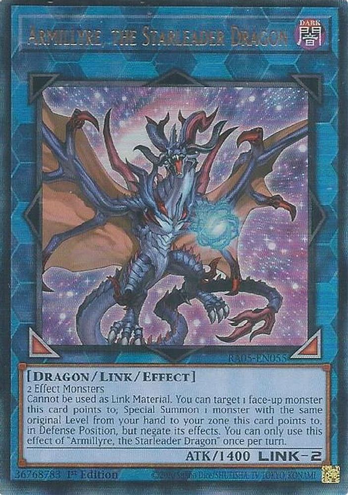 Armillyre, the Starleader Dragon (Ultimate Rare) (RA05-EN055) - Ultimate Rare