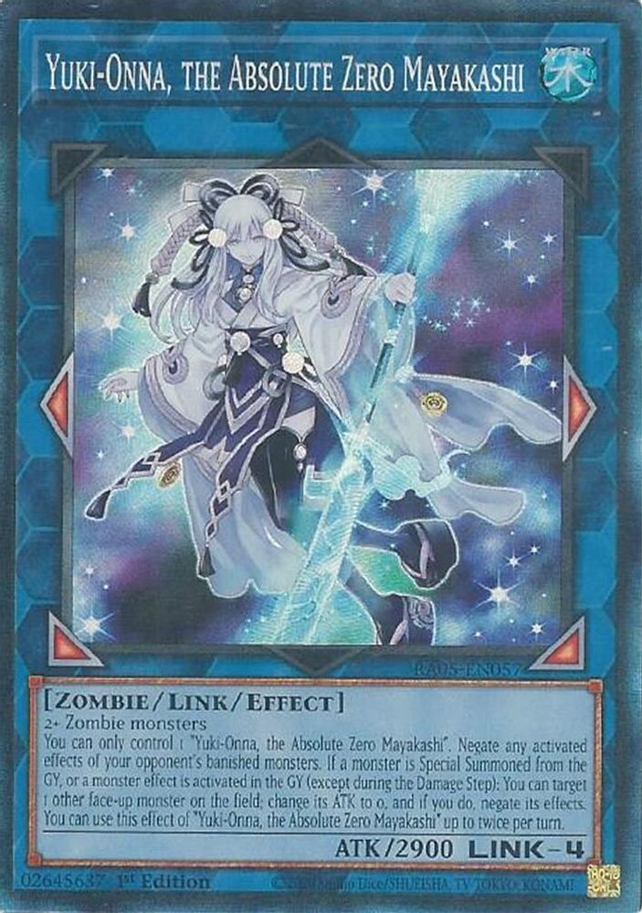 Yuki-Onna, the Absolute Zero Mayakashi (Collector's Rare) (RA05-EN057) - Collector's Rare