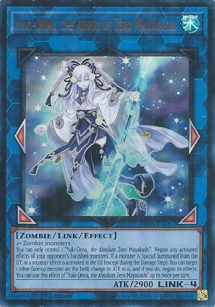 Yuki-Onna, the Absolute Zero Mayakashi (Ultra Rare) (RA05-EN057) - Ultra Rare
