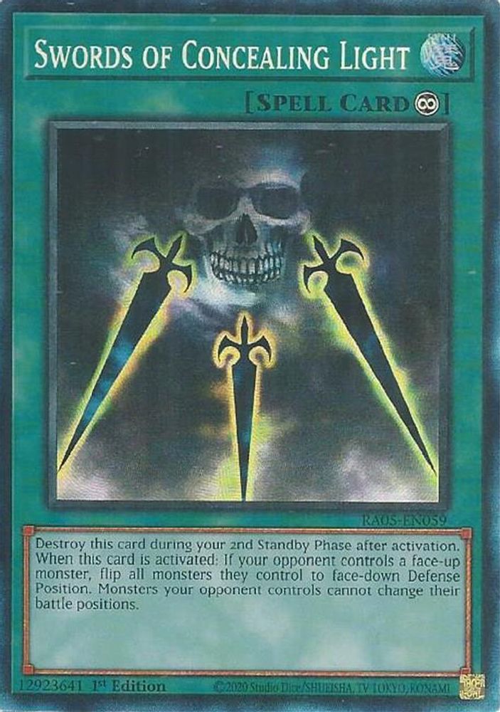 Swords of Concealing Light (Collector's Rare) (RA05-EN059) - Collector's Rare