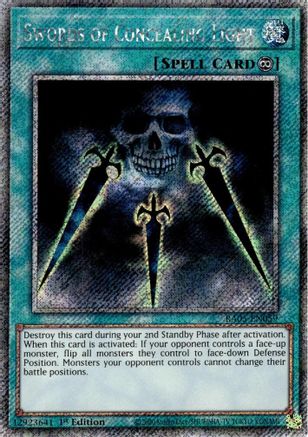 Swords of Concealing Light (Platinum Secret Rare) (RA05-EN059) - Platinum Secret Rare