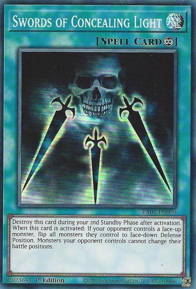 Swords of Concealing Light (RA05-EN059) - Super Rare