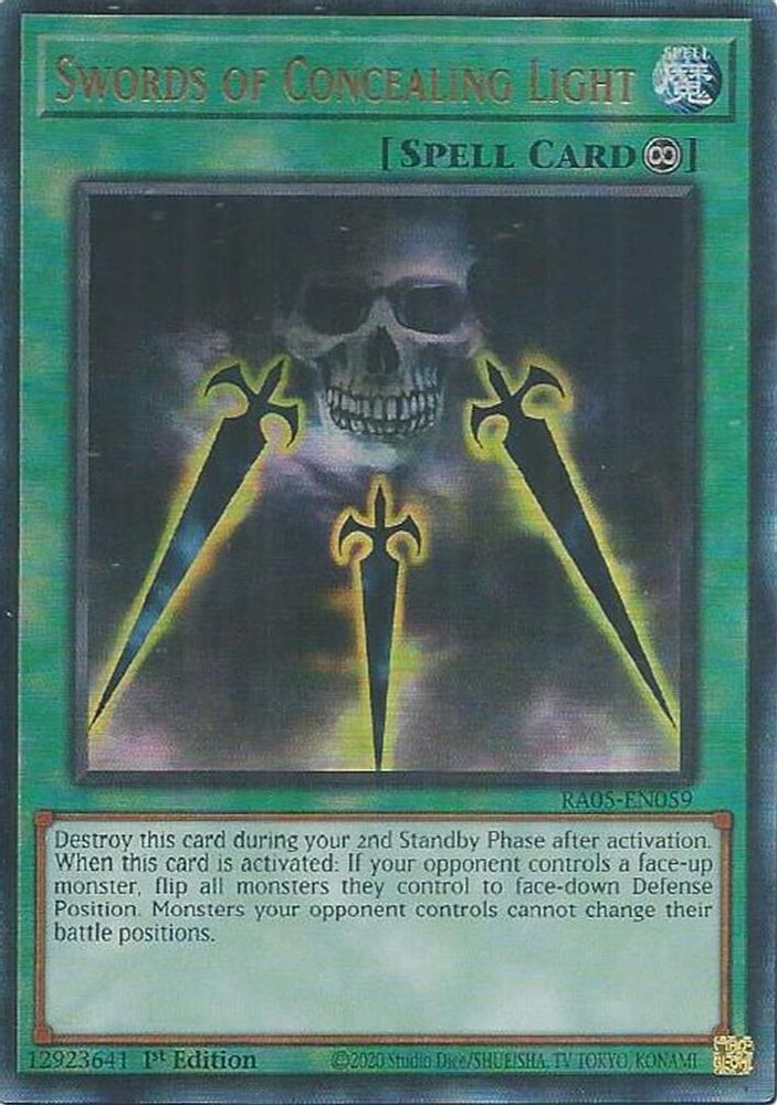 Swords of Concealing Light (Ultimate Rare) (RA05-EN059) - Ultimate Rare