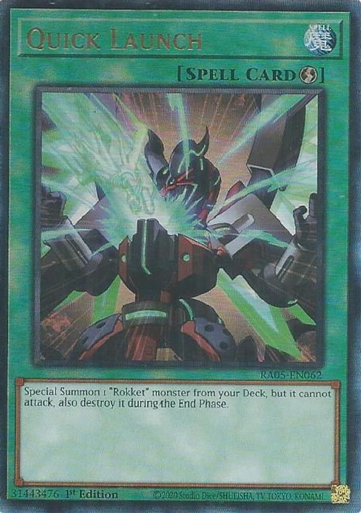 Quick Launch (Ultimate Rare) (RA05-EN062) - Ultimate Rare