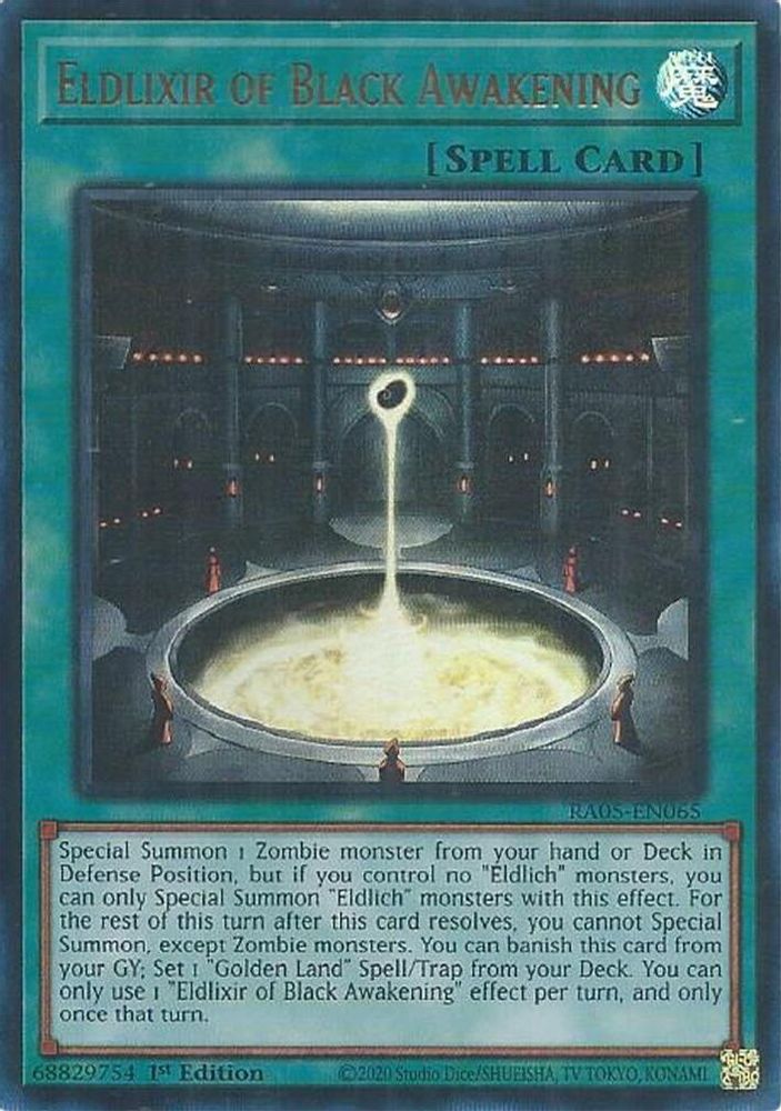 Eldlixir of Black Awakening (Ultra Rare) (RA05-EN065) - Ultra Rare