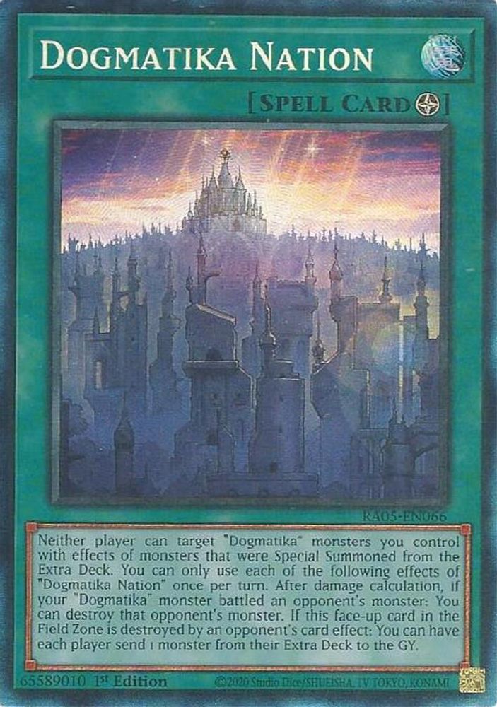 Dogmatika Nation (Collector's Rare) (RA05-EN066) - Collector's Rare