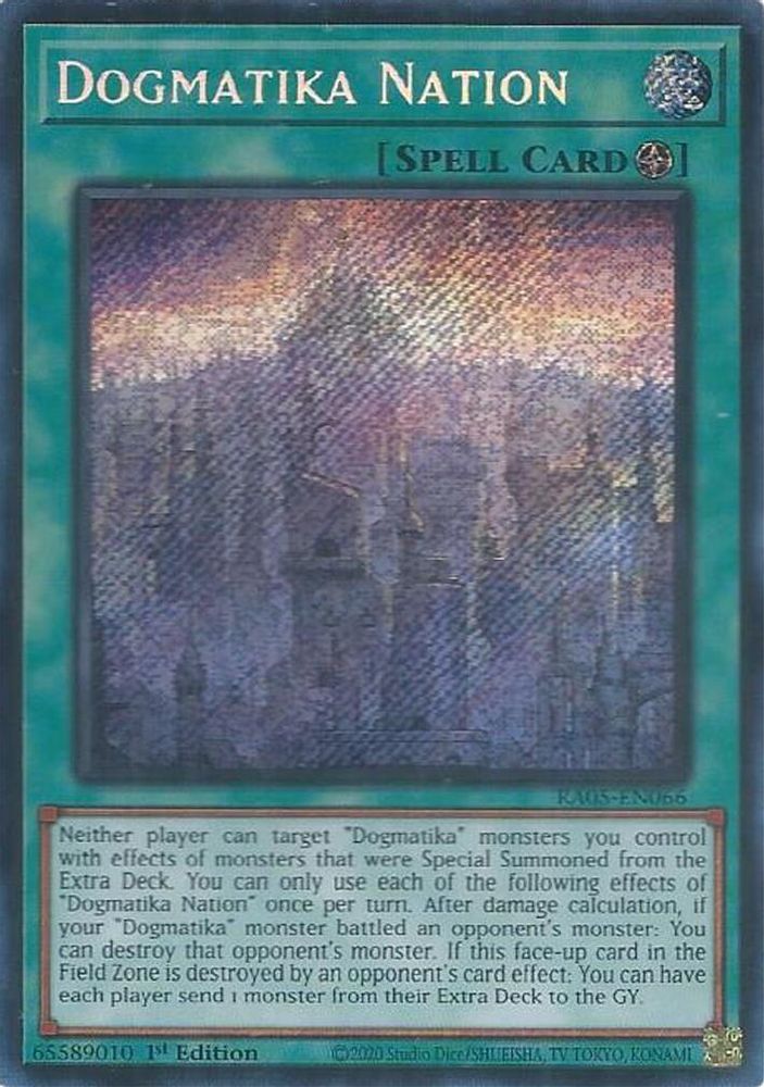 Dogmatika Nation (Secret Rare) (RA05-EN066) - Secret Rare